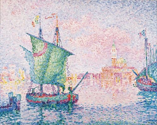 Affiche Venise le nuage rose Paul Signac pour une déco de bureau apaisante