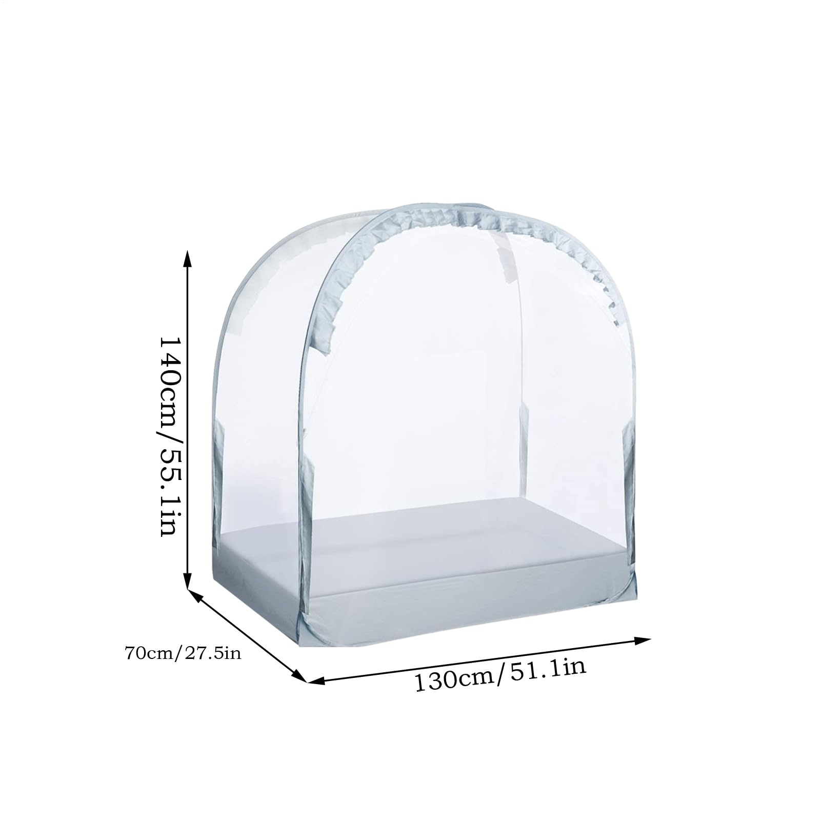 Filet de Berceau pour Garder bébé en Toute sécurité Pop-up en Respirante | Tente de lit pour bébé empêchant de grimper hors du lit Utilisable pour la crèche, la chambre, l'école, l