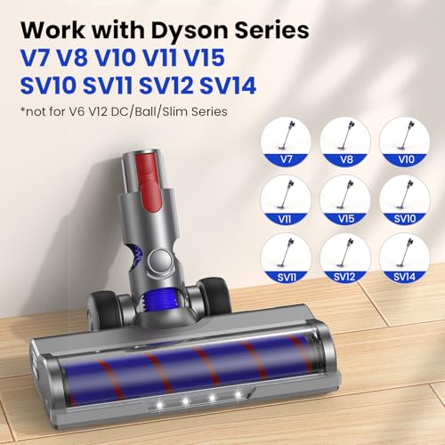 Cabezal de cepillo de rodillo para Dyson V8 V11 V15 accesorio de motor de vacío para alfombras 3
