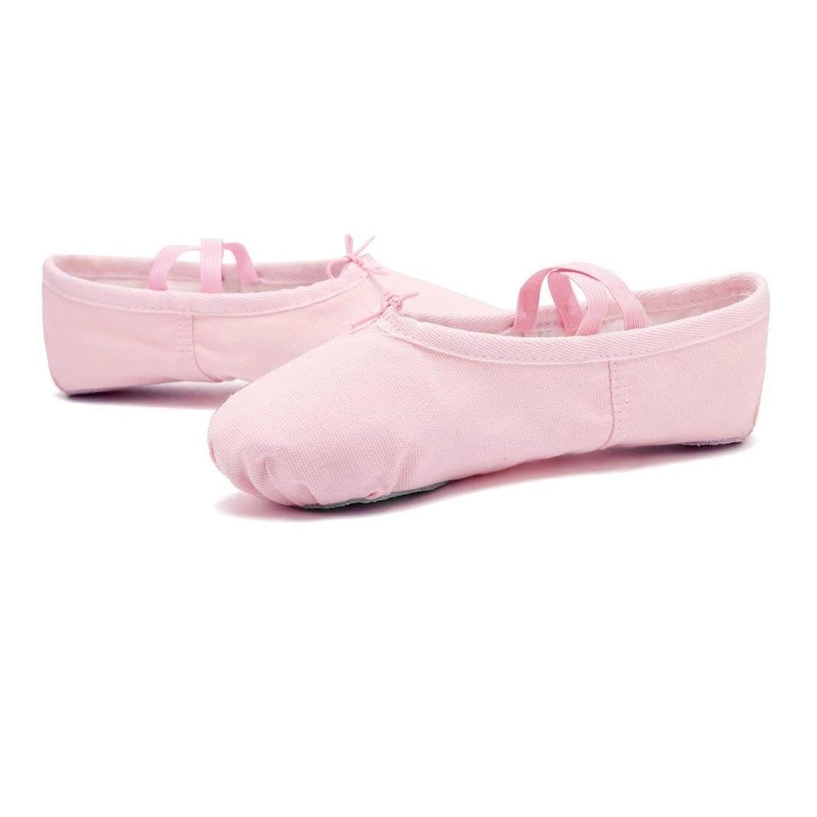 BATLAM 3 Colori Tela Scarpe da Ballo Balletto Piatto Donne Ginnastica Balletto Scarpe da Punta per Ragazze Bambini Danza Balletto Pantofole Scarpe (Color : Skin, Shoe Size : 33) (Pink 34 EU)
