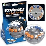 Learning Resources Scramboozle Number Jumble, Ages 6+, Maths Game for Kids, Teens & Adults, Travel Toy Brain Teaser Puzzle, Fast‑Paced Number Matching and Mental Maths Play