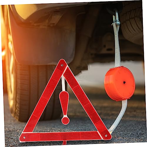 2 triángulos de advertencia plegables para auto miniatura 4
