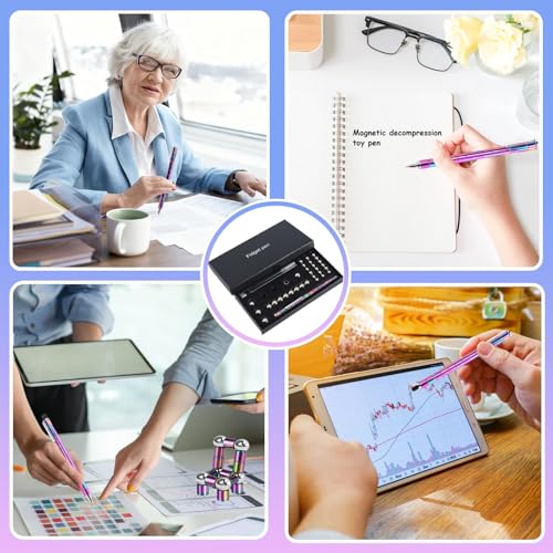 Image of Fidget Pens Gifts for Teenage Girls: Teacher Appreciation Gifts, Teen Girl Gift Trendy Stuff, Unique Birthday Gift for Men, Cool Gadget Stress Relief for Adults Office Desk Accessories for Men Women