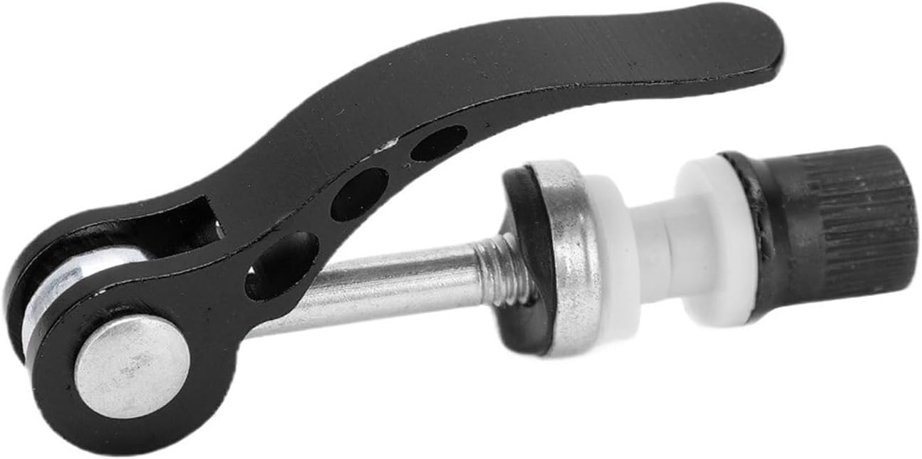 Bike Seat Post Clamp Lever 5Pcs M6 × 65mm Bike Seatpost Clamps Lightweight Aluminum Alloy Quick Release Clamp Easy To Install Portable Bike Seat Clamp(Orange)