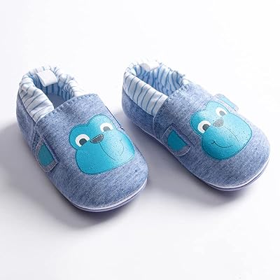 COSANKIM Infant Baby Boys Girls Slipper Soft Sole Non Skid Sneaker Moccasins Toddler First Walker Cirb House Shoes