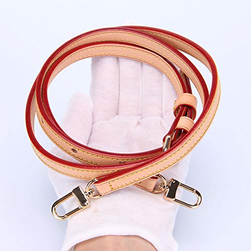Genuine Vachetta Leather Adjustable/Unadjustal Crossbody Replacement Straps for Purses Shoulder Bags(49x0.47“ Adjustable)2