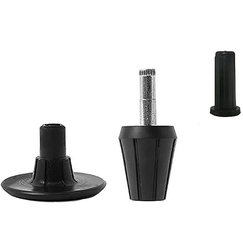 CAFORO Replacement Bed Frame Feet, 2Piece Steel Stem