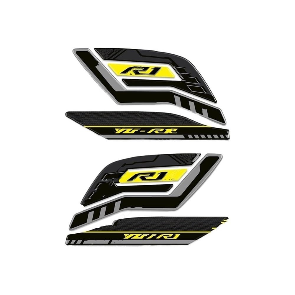 Decal Tank Protector Tank Pad Motorcycle Fuel Tank Pad Stickers Protector Decals for YZF R1 R1M YZFR1 2015-2023