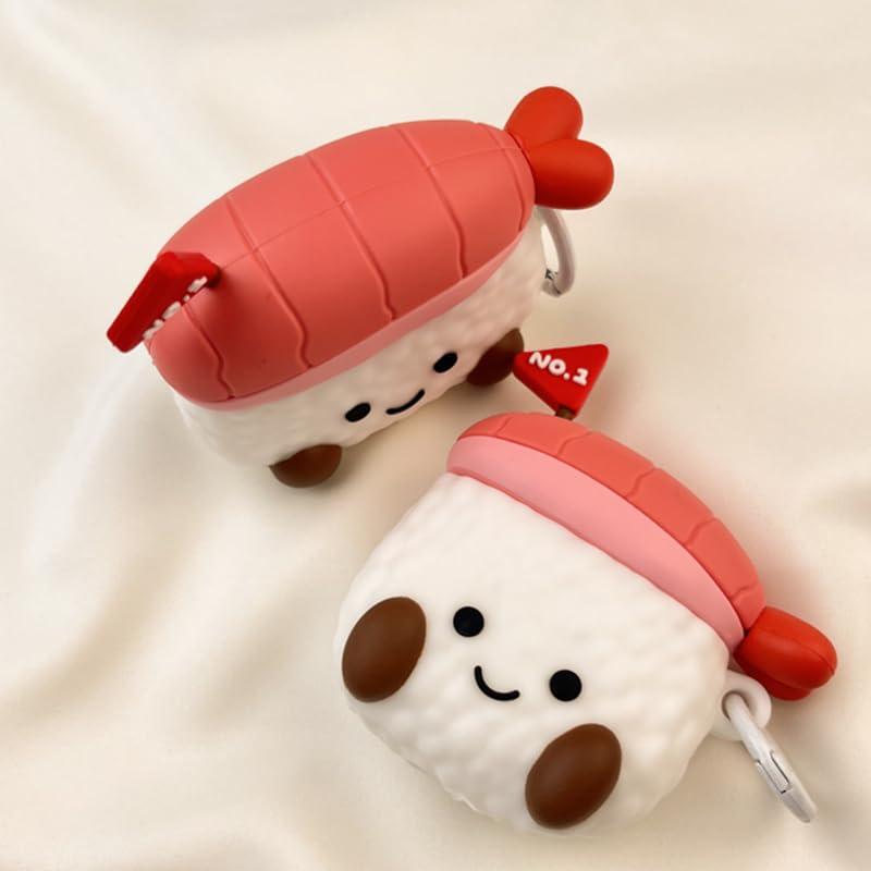 Amazon | 対応AirPods Pro1用の ケース 第1世代 エビ 寿司