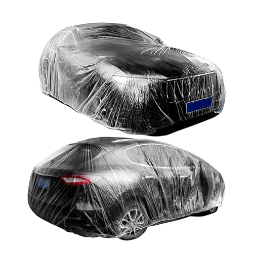 Funda para Coche, protección para Todo el año, protección Exterior Impermeable | Protección Integral contra la Nieve, el Polvo, la Lluvia, Revestimiento Exterior Resistente a los Rayos - imagen 7