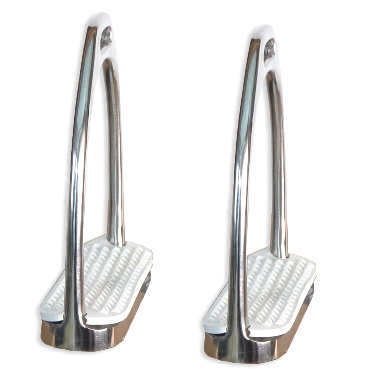 Estribo inglés inoxidable con taco Los Nietos Dressage | Equipamiento para el caballo | Producto de Guarnicionería | Tradición artesana | Los Nietos