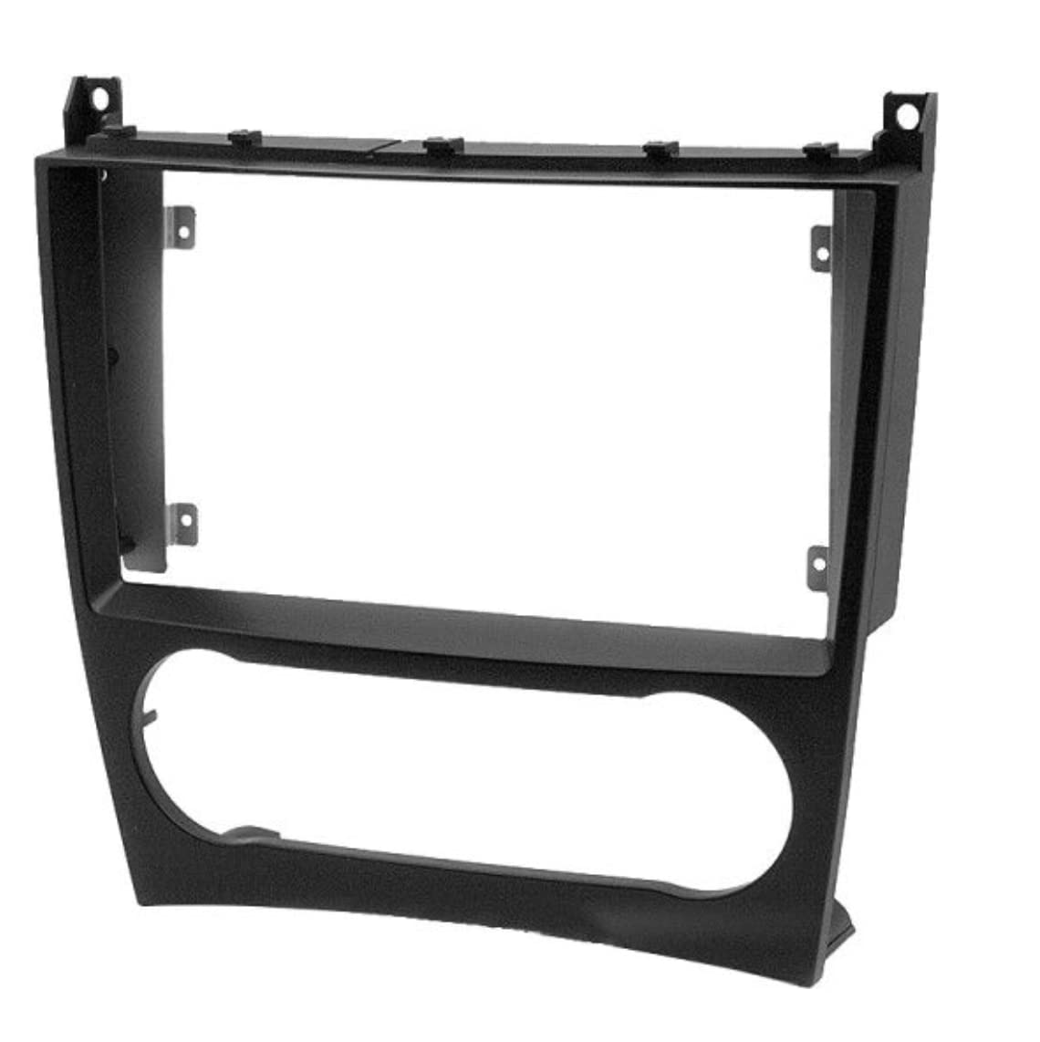 Kit de montage Autoradio, Façade cadre de radio 9" pouces, Adaptateur compatible avec MERCEDES-BENZ Classe C (W203) 2004-2007 CLC (CL203) 2008-2011 CLK (W209) 2005-2009 Classe G (W463) 2006-2012