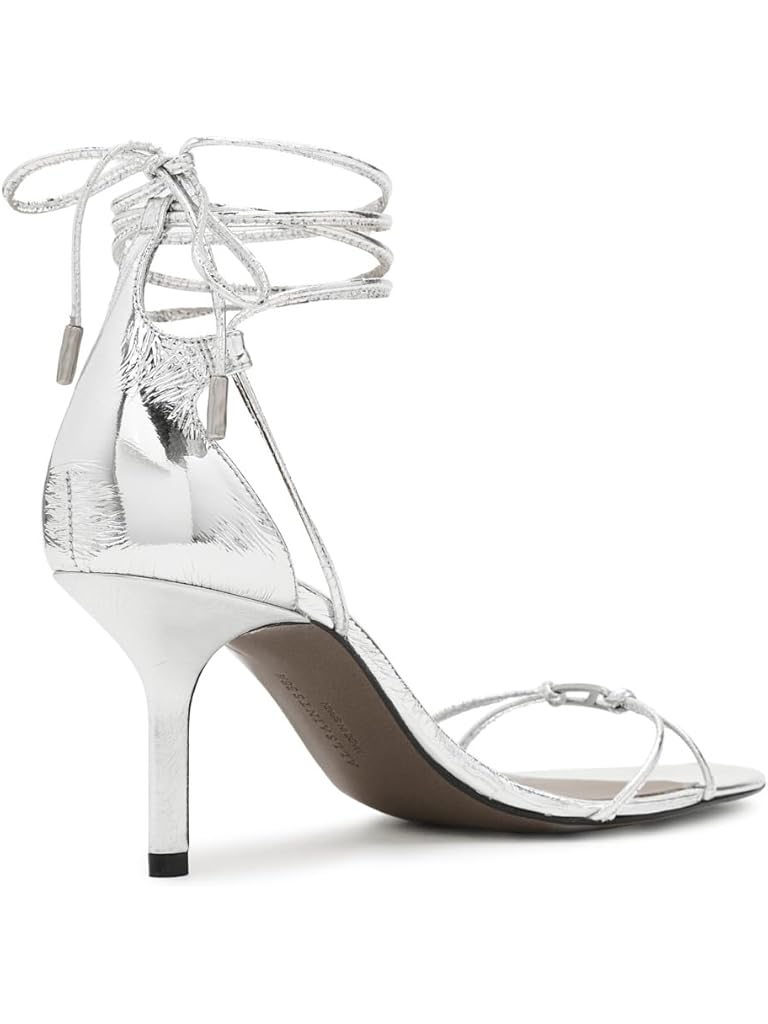 Silver AllSaints Ali Sandals