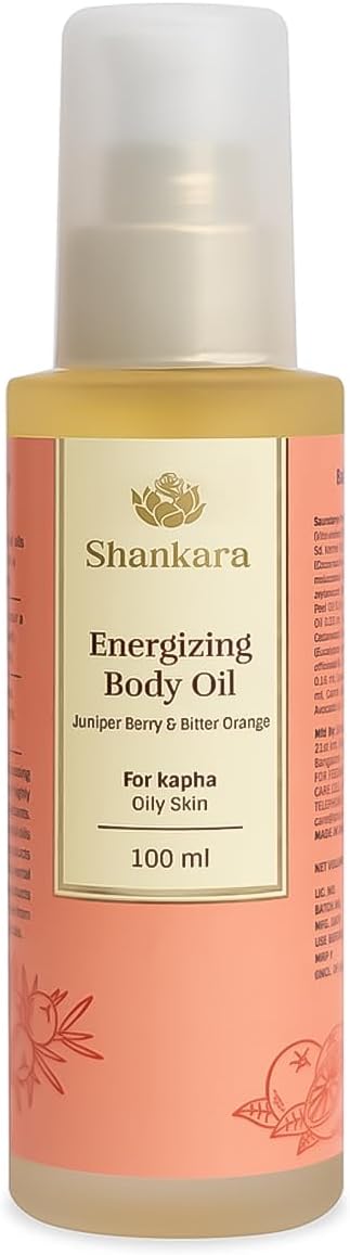 Energizing Body Oil enriched with Juniper Berry, Cassia & Ginger | Restores balance & delights the skin | Unisex - All Skin Types (100 ml)