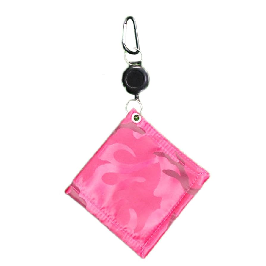 Amazon.co.jp: ゴルフバッグ用ゴルフタオル、カラビナクリップ