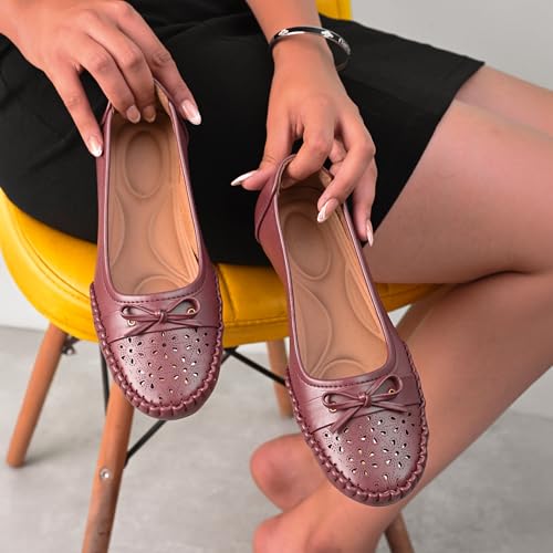Image of Centrino Women's Bellies | Soft Cushioned Footbed for Extra Comfort | Stylish & Elegant Look for Ladies | Fashionable & Durable Bellies | Comfort & Quality (9483)