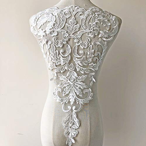 Vintage Venice Lace Applique Fine Embroidery Flower Lace Patch Sewing Addition For Ballgown Wedding Dresses Gown #TOP1