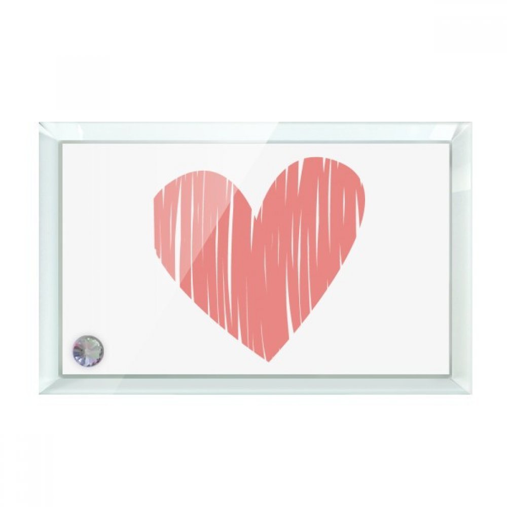 Peinture Verre St Valentin Bureau Cristal Coeur Graffiti Déco Salon
