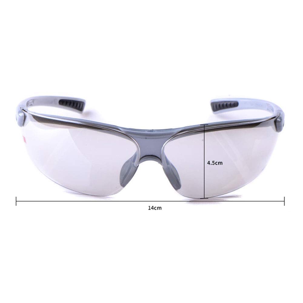 Gafas Protectoras, Gafas Protectoras Contra Golpes Y Antirreflejos, Protección Contra El Viento Y Los Rayos UV, Gafas De Seguridad Para Exteriores (color : Verde claro)