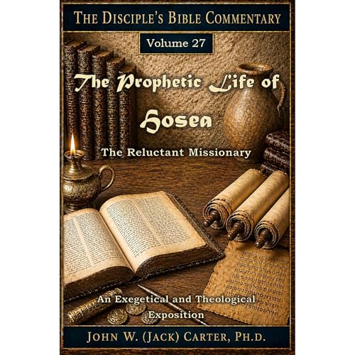 The Prophetic Life of Hosea Audiolibro Por Dr. John W. (Jack) Carter arte de portada