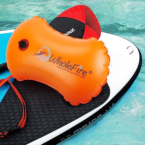 WholeFire 15L Swim Buoy Waterproof Inflatable swimming Buoy Swim Safety Float for Water Sports Open Water Swimmers - Image 4