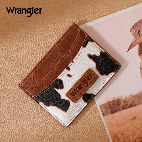 Image of Montana West X Wrangler Credit Card Holder Rfid Wallet Women Slim Card Wallet Minimalist Ladies Wallet with 4 Card Slots