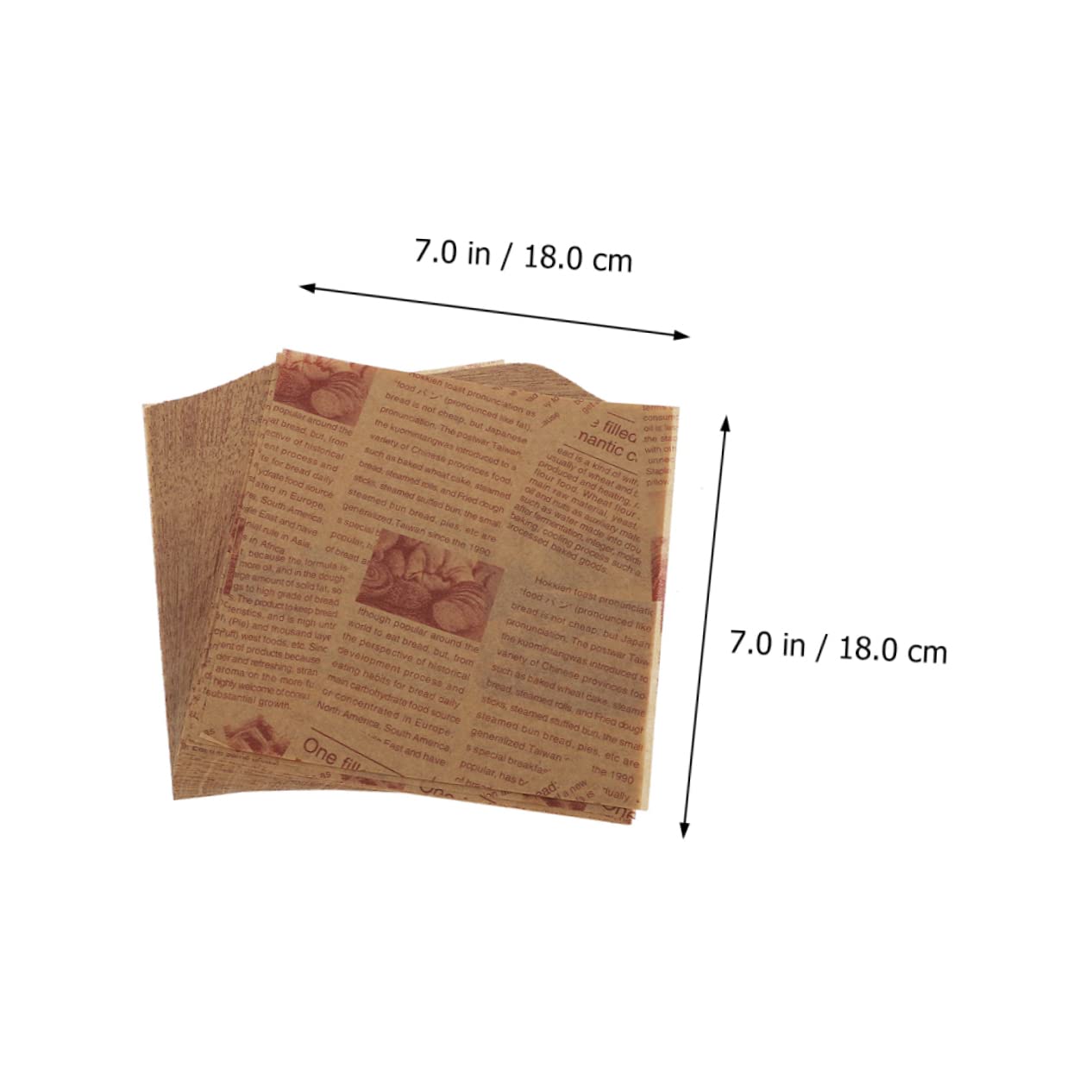 Fogli di Carta da Forno Antiaderente 38x28 Cm 200 Pezzi | Avvolgere Biscotti e Uso in Forno, Formato Pratico per Preparazioni Quotidiane