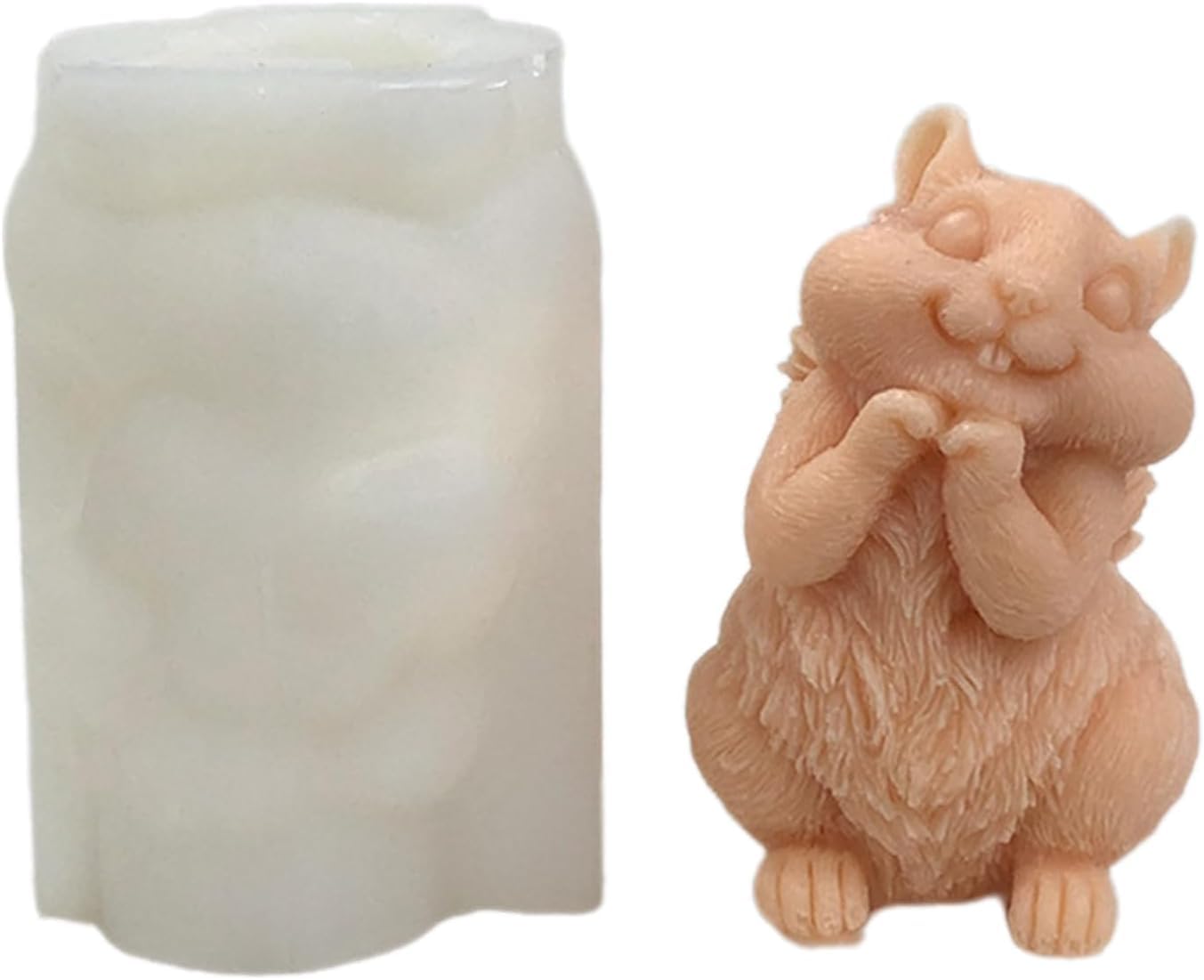 MATIN IMPEX Cute Squirrel Silicone Mold for Resin, Clay, Soap & Crafts | Animal Shape Mould for DIY Art & Ornaments | Flexible, Reusable Crafting Mold | 1 pcs as per First Image-image-5