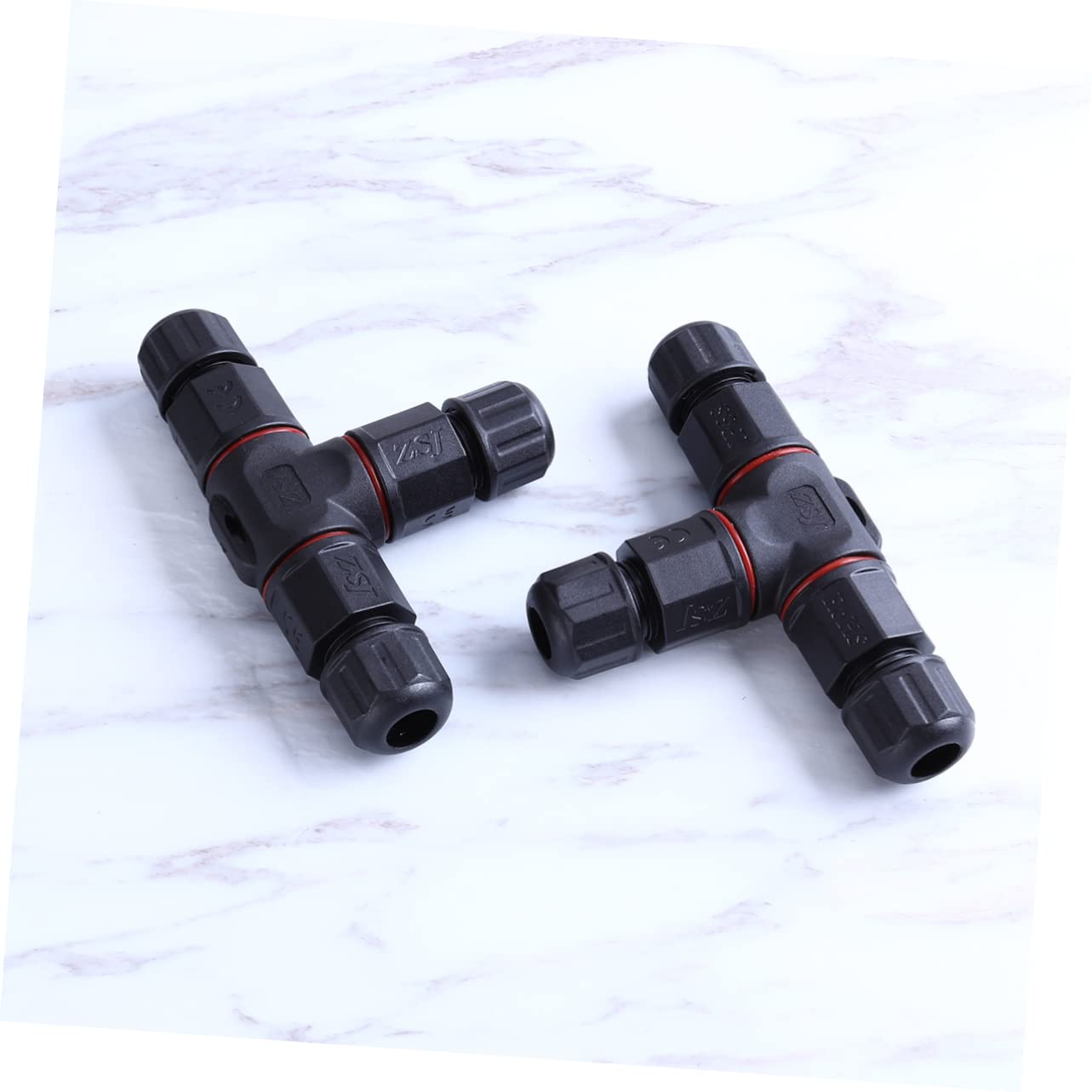 HOMSFOU 6 Stk Wasserdichter Kabelverbinder elektrischer Kabelstecker Elektrischer Steckverbinder Kabelspleißverbinder Draht Stromkabel wasserdichte Kabelverbinder Lichtstecker außenlampe