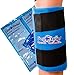 Cool Relief Soft Gel Knee Ice Wrap, Cold Therapy Compression Ice Pack, Universal Size