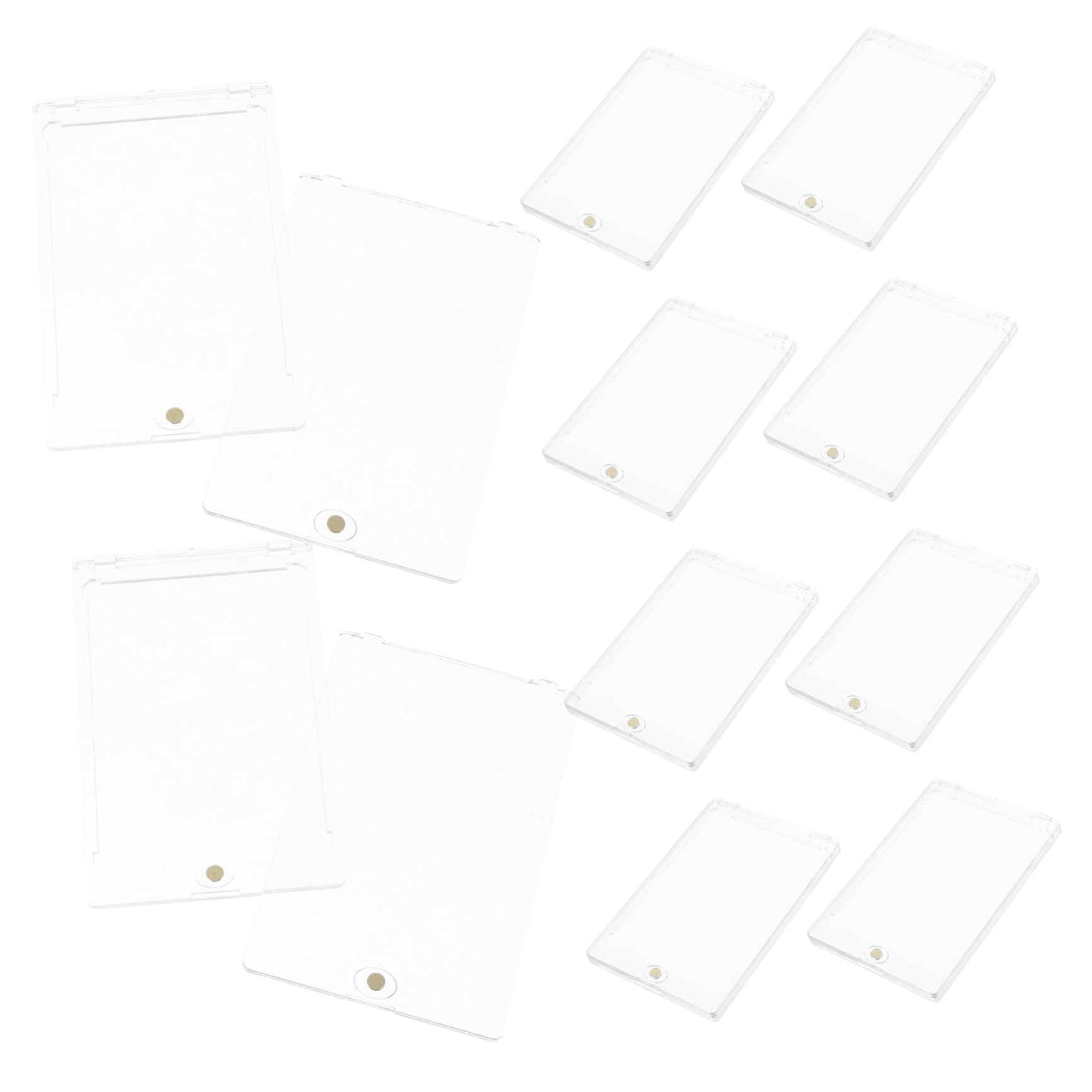 Porte cartes magnétique transparent HEMOTON pour 10 cartes de collection