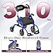 FVZZIN Walkers for Seniors, 2 in 1 Rollator Walker with Seat, 10