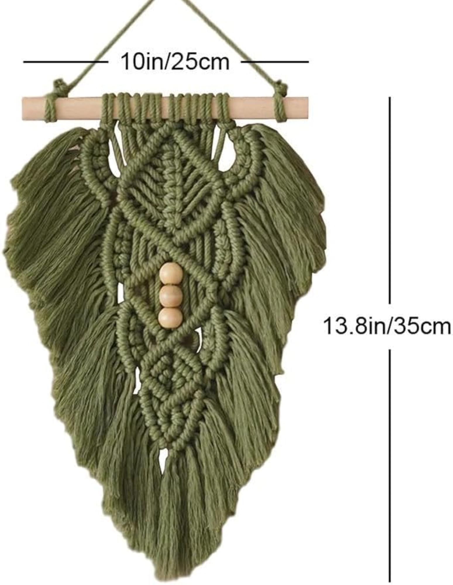 Cotton Macrame Dream Catcher, Handmade Wall Hanging