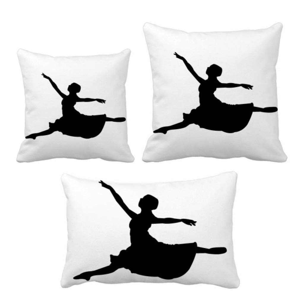 Coussin ballet jumping performance danseuse decoration chambre