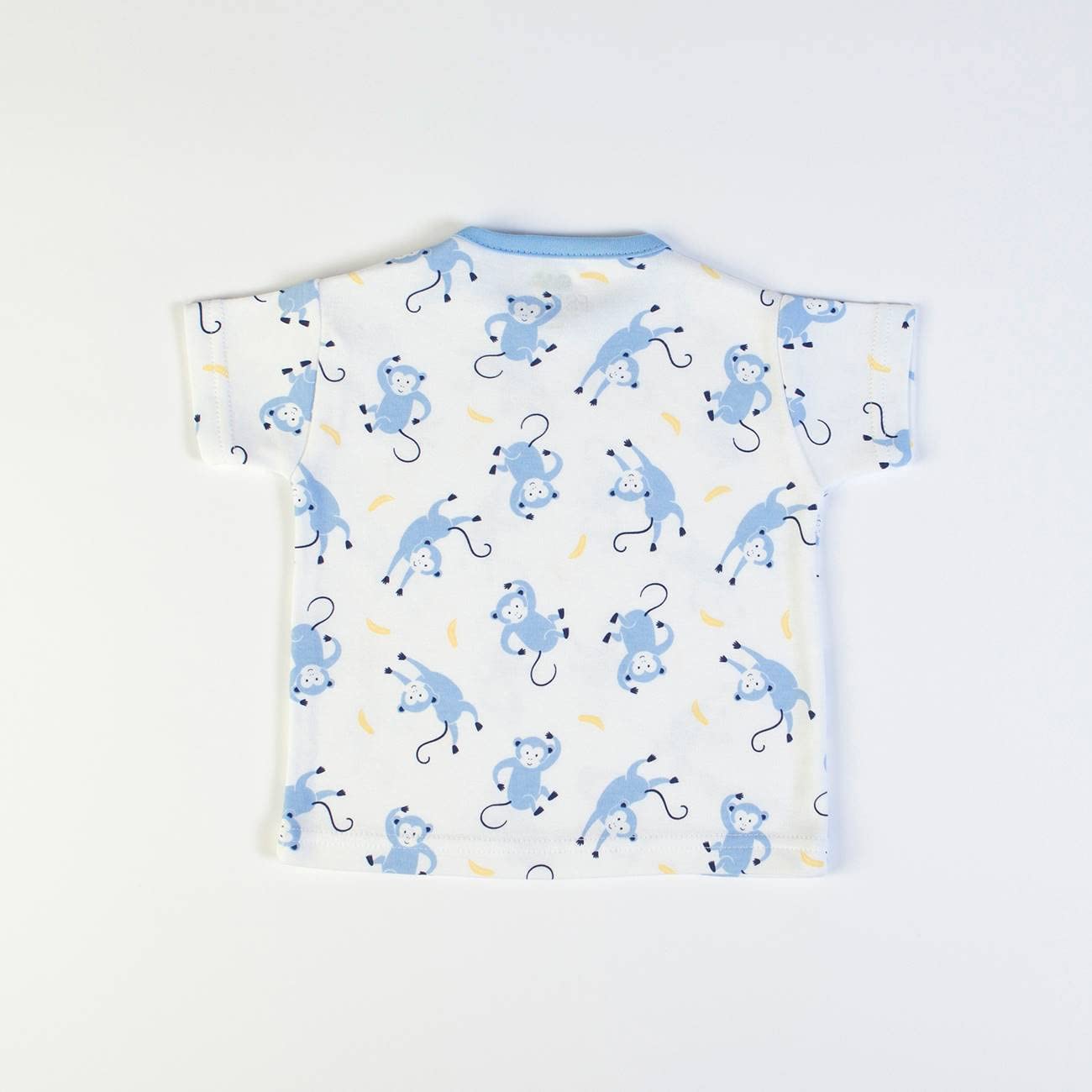 Conjunto de ropa de bebé de verano de 3 a 24 meses para niño, algodón, vaqueros, camiseta de media manga + mono pantalones de traje de traje a juego, turquesa, 9 mes