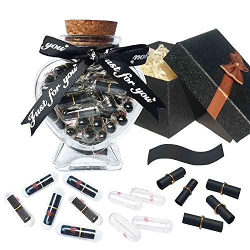 Lelongma Capsule Letters Message in a Bottle Kit Cute Things Gifts for Girlfriend Boyfriend Love...