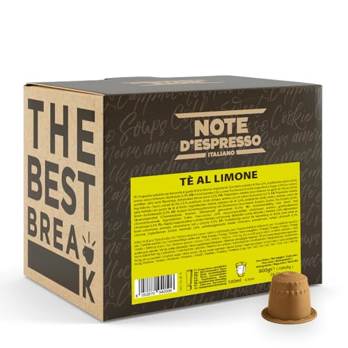 Note d'Espresso   Lemon Tea   Cápsulas para las Cafeteras NESPRESSO*, 100 caps