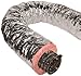 Master Flow 12 in. x 25 ft. Insulated Flexible Duct R8 Silver Jacket