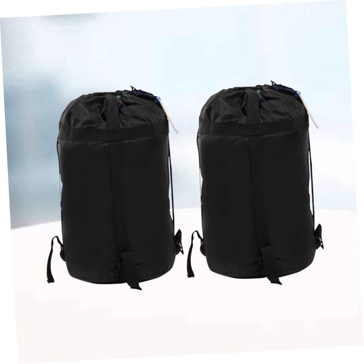INOOMP 2pezzi Sacca Compressione per Campeggio Trekking Outdoor Sacco Compressione per Escursionismo per Riporre Trapunte e Indumenti