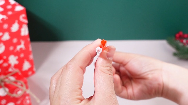 Pitillos plásticos desechables 100 pcs rojo y blanco miniatura 5