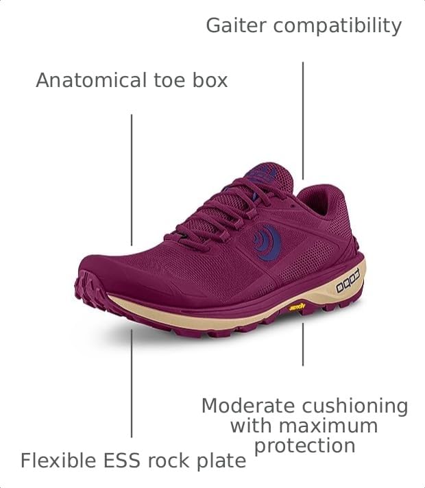 Image of Topo Athletic Women's Terraventure 4 Comfortable Cushioned Durable 3MM Drop Trail Running Shoes, Athletic Shoes for Trail Running