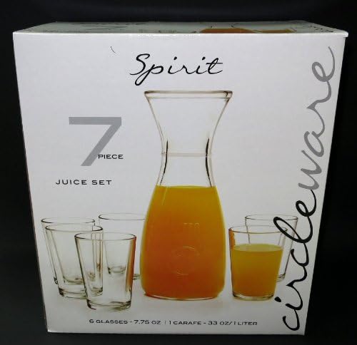Set de 7 Vasos para Jugos Circleware Spirit