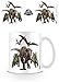 Jurassic World: Fallen Kingdom mg24839 taza cerámica, multicolor