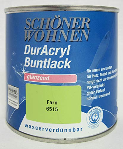 DurAcryl Buntlack Farn 125 ml RAL 6515 Glänzend Schöner Wohnen