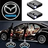 mazda 6 led rückleuchten √Door Laser Wireless Sensor Licht Lampen, kostenloser Ersatz für das Logo Film Slide, Powered by 3 Stück AA Batterien (Paket nicht enthalten)