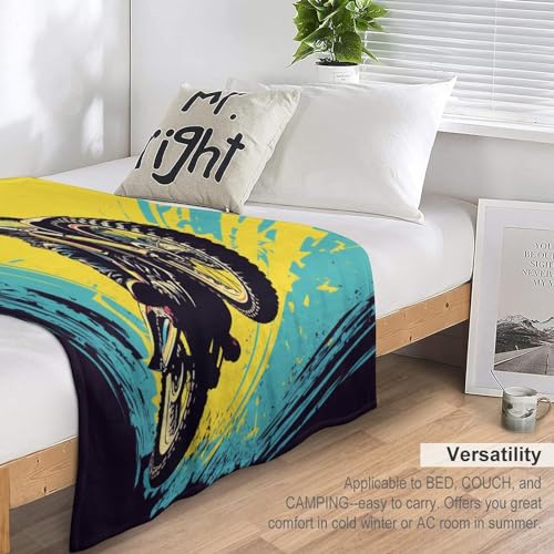 Manta de franela estampada 3D de 130x180 cm suave para sofá 7