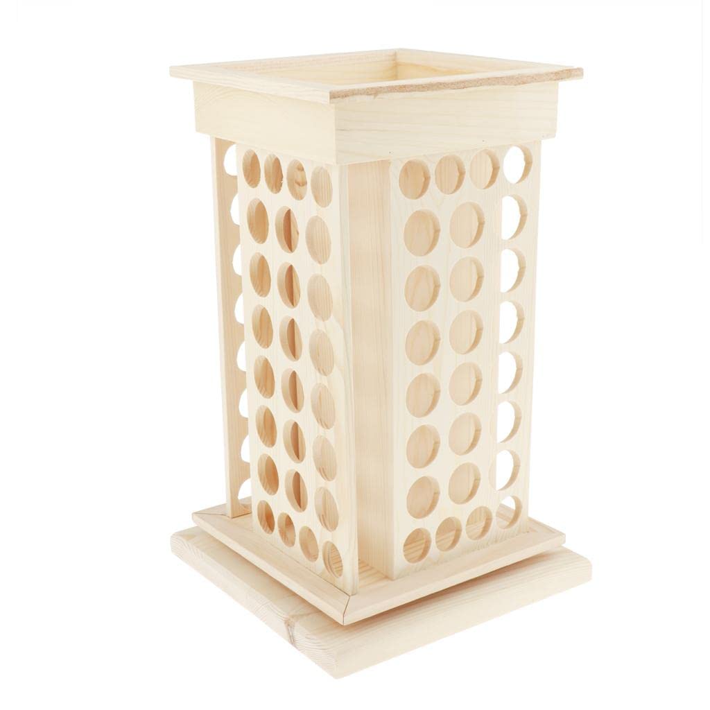 JAZZY PEARLS Wooden Aroma Essential Oil Display Case Storage Rack Organizer Holder-picture-30