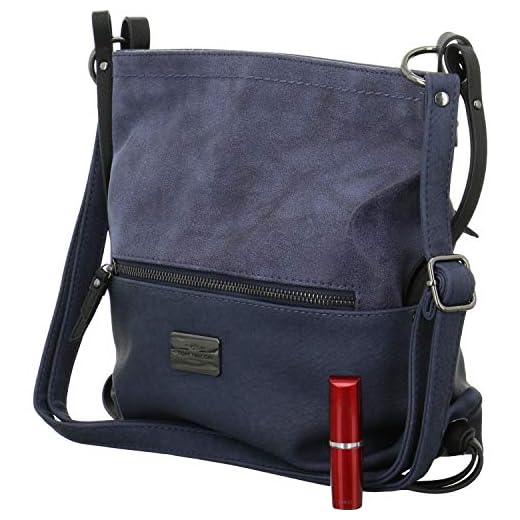 TOM TAILOR - Womenswear ELIN Damen Umhängetasche M, blue, 28,5x9x26