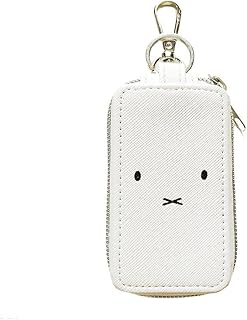 【 miffy ミッフィー 】 mfスマートキーカバーWH ミッフィーグッズ カー用品 カーグッズ キーケース 鍵 キーカバー 鍵入れ キーチェーン キーホルダー スマートキー