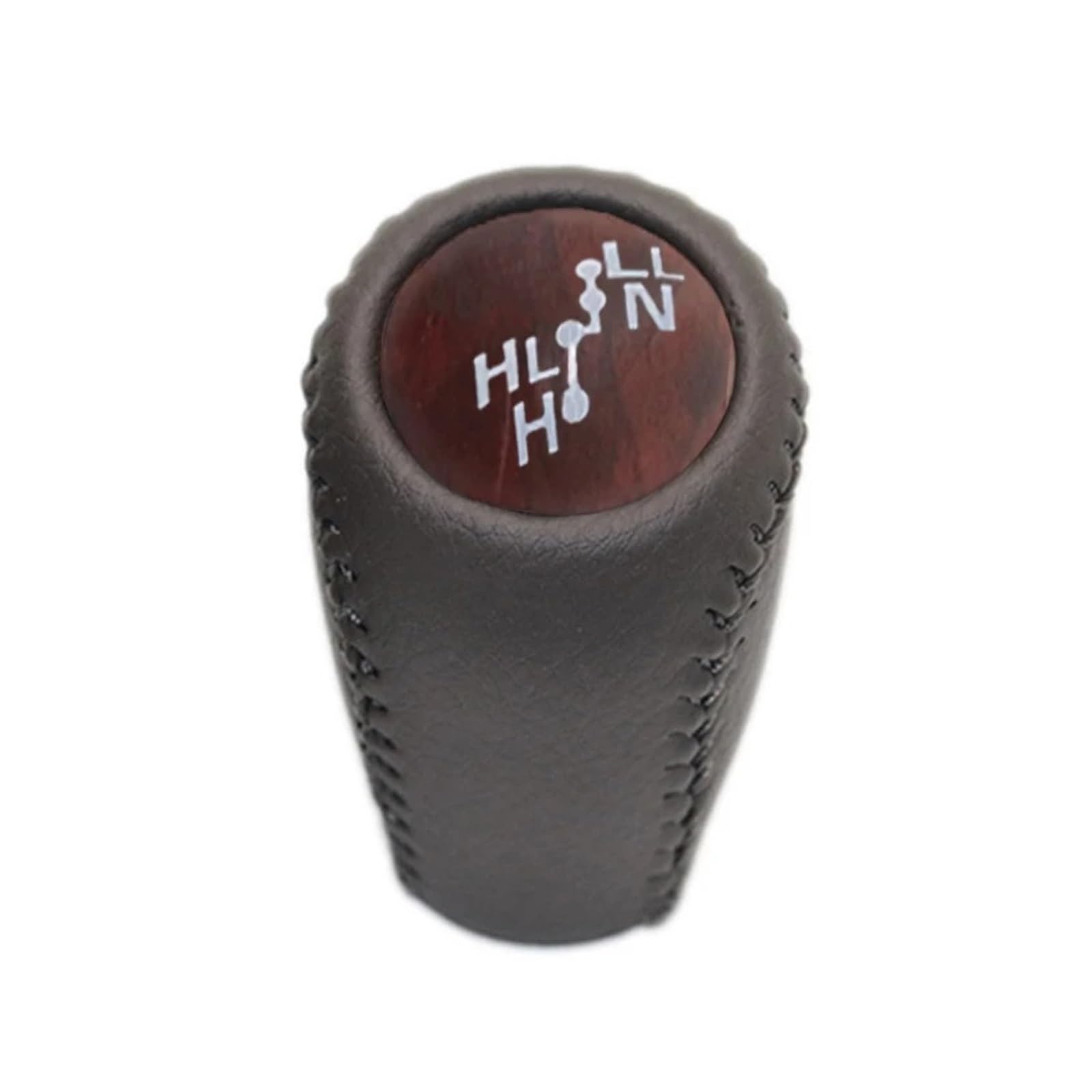 Vavgkdkpzb Lln Gray Wood Shifter Lever Handle For Toyota Hilux Fortuner Mk6 Mk7 2011-2014 Car Shift Gear Knob Stick Lever Head(Lln Gray Wood)